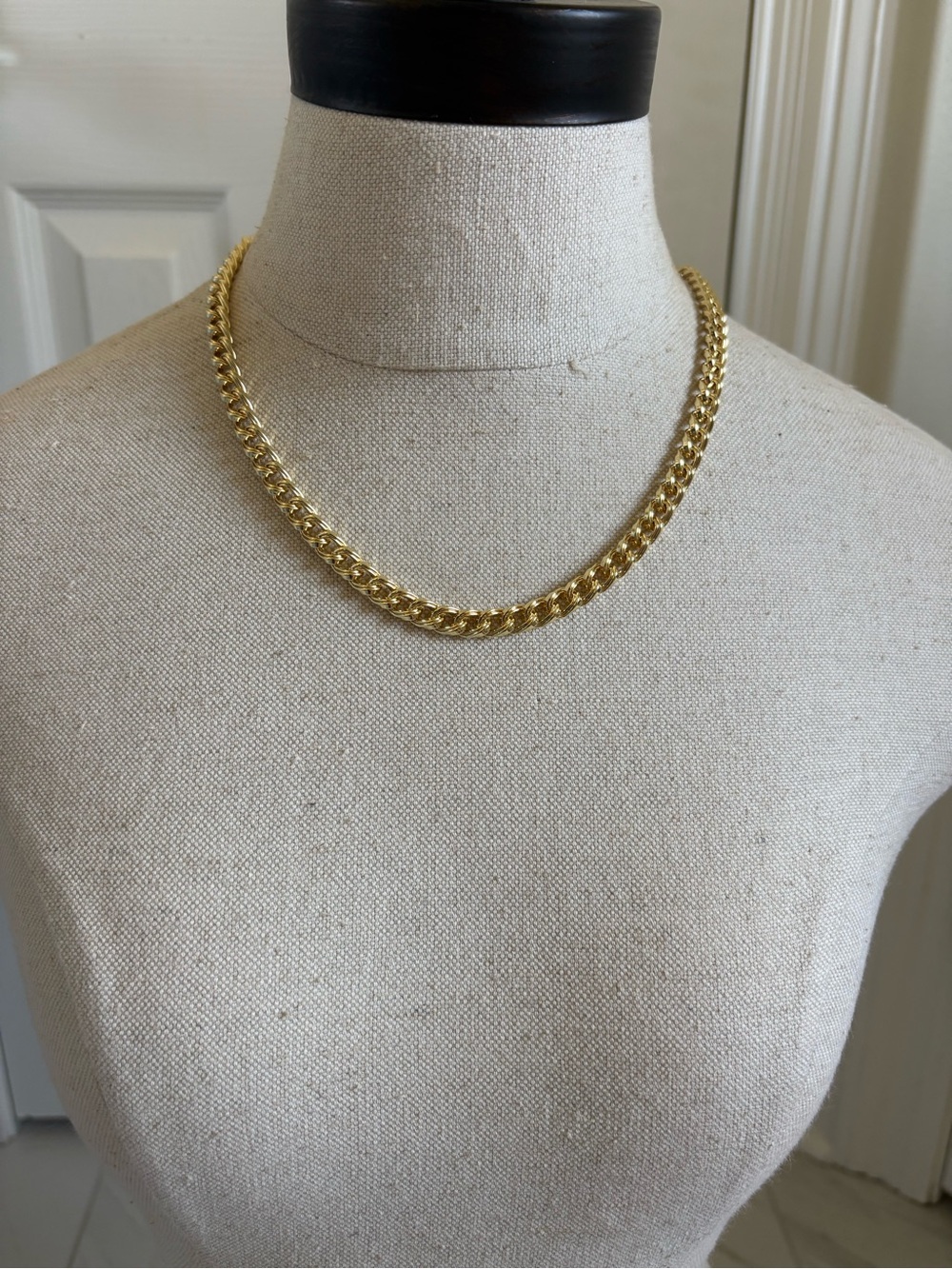Kendra Scott Gold Tone Double Link Chain Necklace